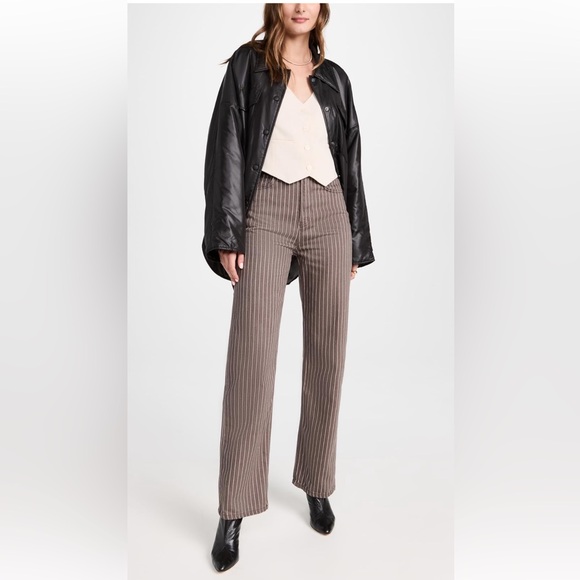 Reformation Wilder Pinstripe Jeans - Picture 7 of 13